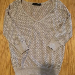 Light pink and sparkly sweater. worn a few times